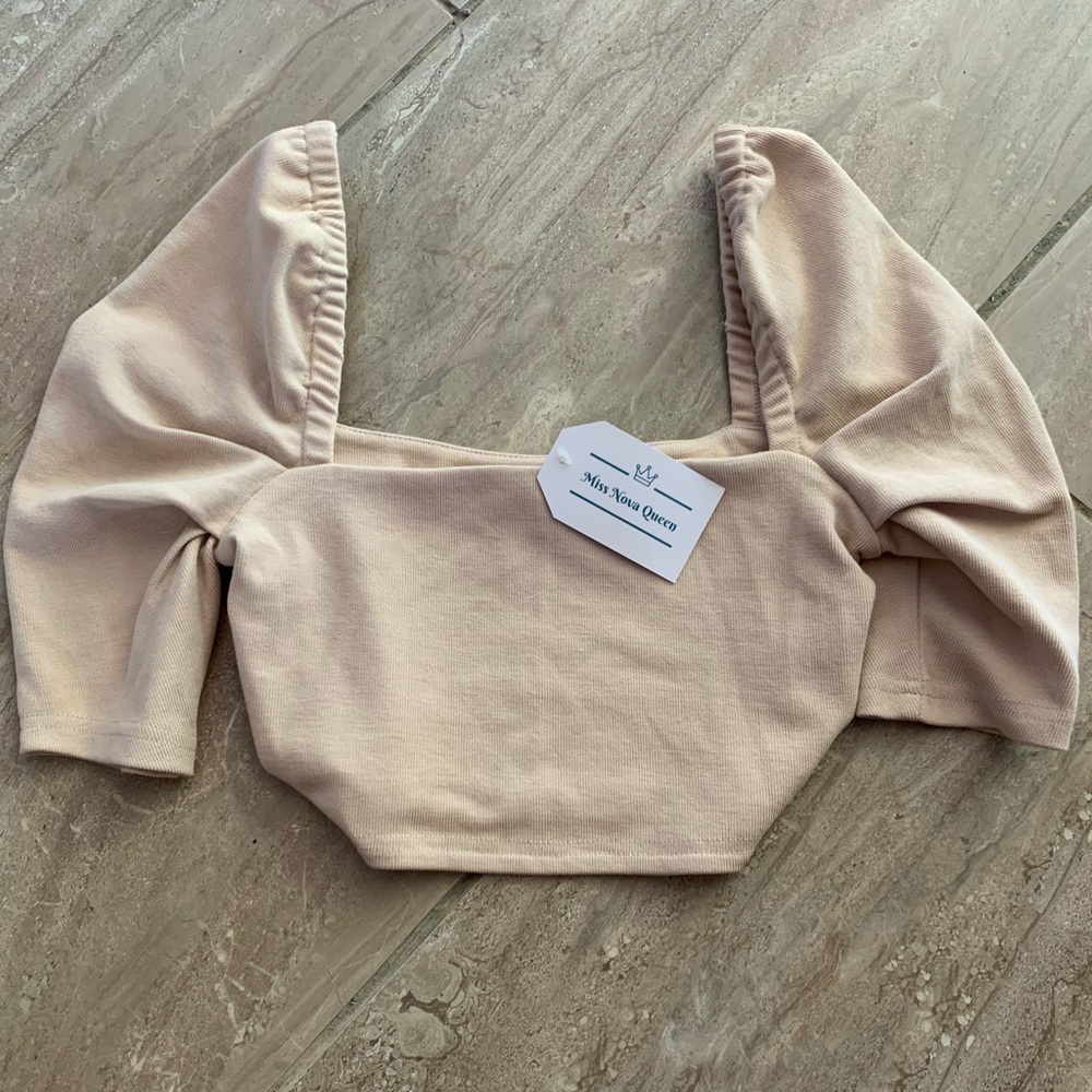 Off the shoulder crop top